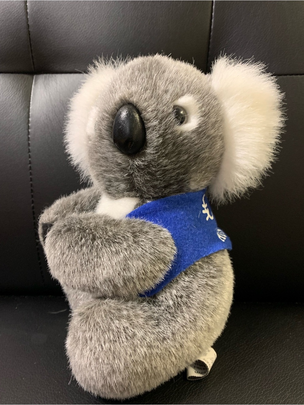 vintage Australian made grey koala plush stuffed animal
